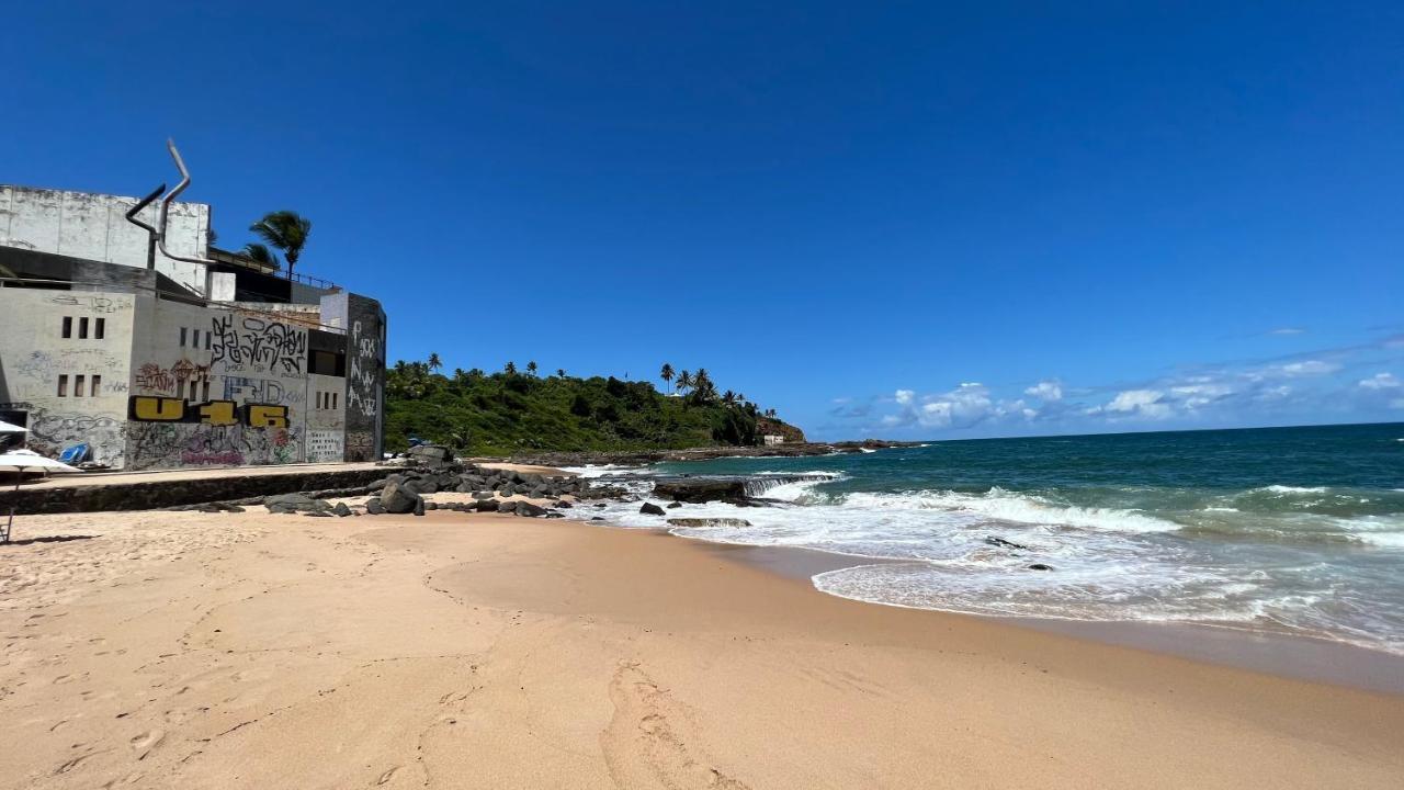 Lindo Vista Mar Na Praia Do Buracao - Rio Vermelho 살바도르 외부 사진